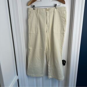 Tommy Bahama Women's Boracay Cropped Pants Size 14 Bleached Sand